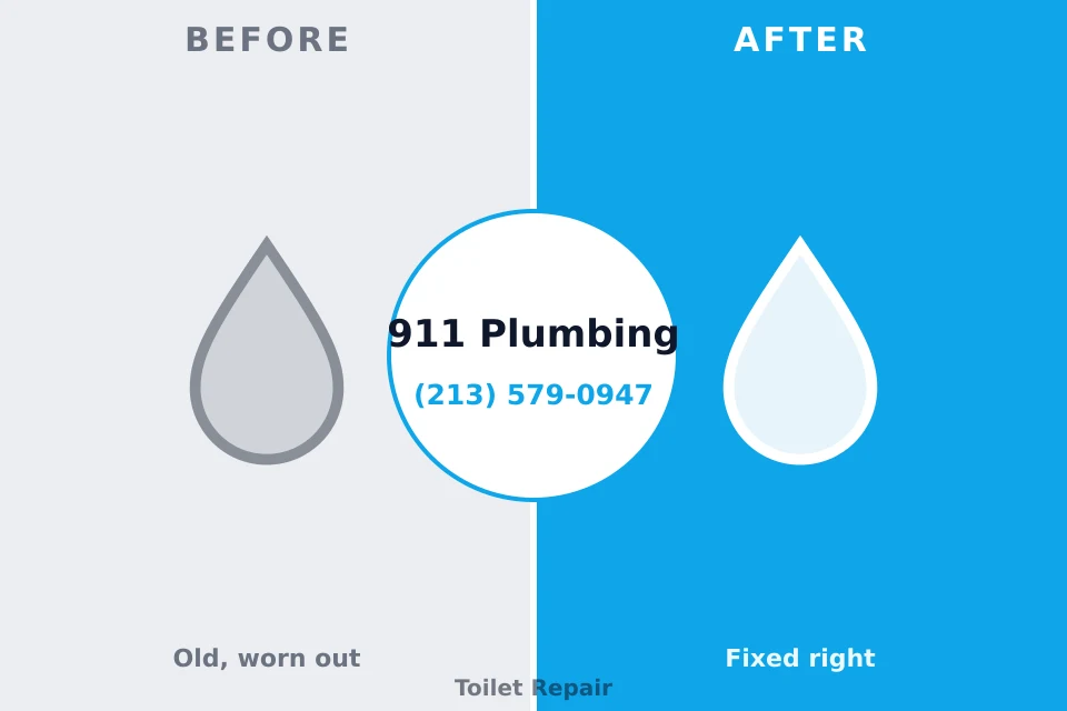 Before and after: plumbing company Lapeer, MI